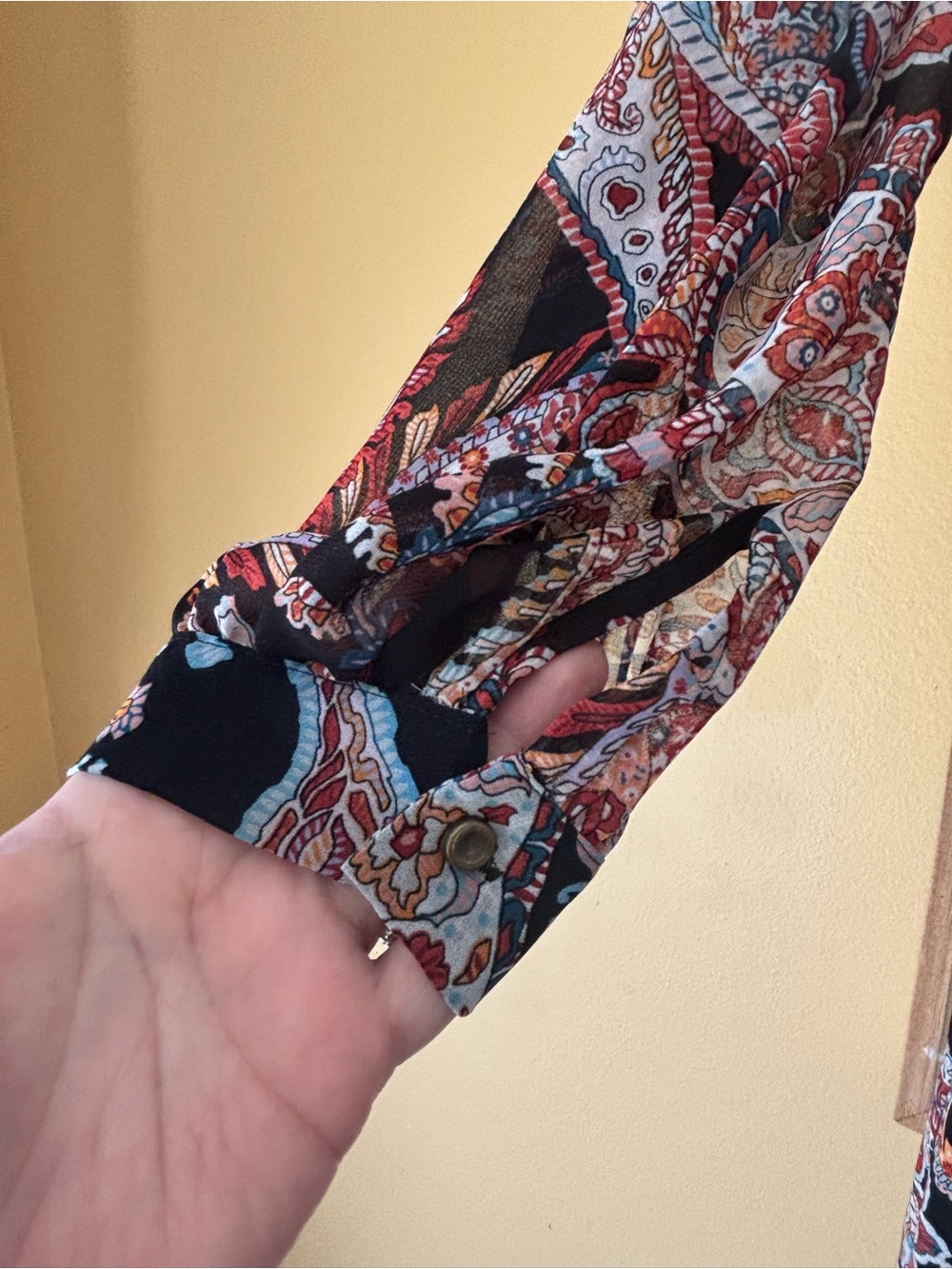 Anthropologie Dress Size 4 | Paisley Print Boho Flowy Maxi - Picture 7 of 15